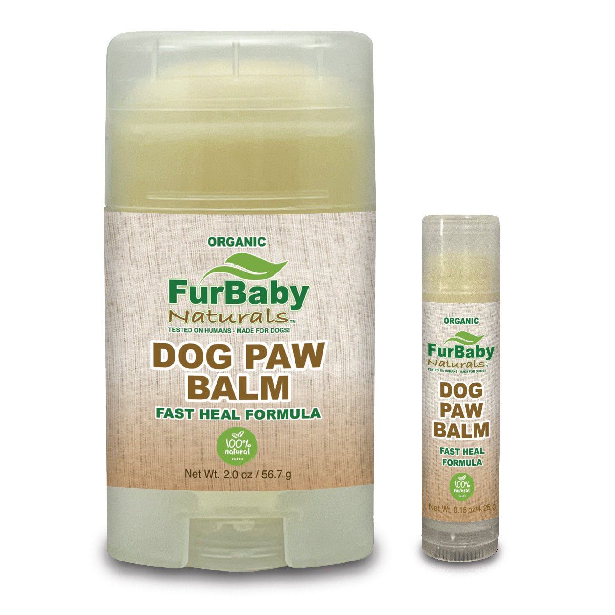 Furbaby Naturals - All Natural Organic Paw & Nose Balm - Combo Pack