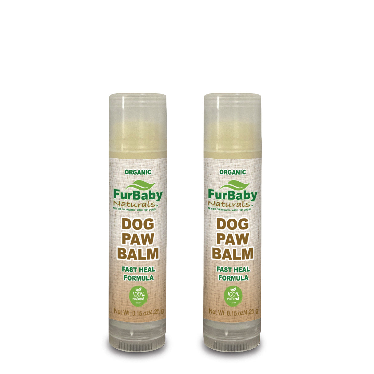 Furbaby Naturals - All Natural Organic Paw & Nose Balm - Travel Size ( 2 PACK )